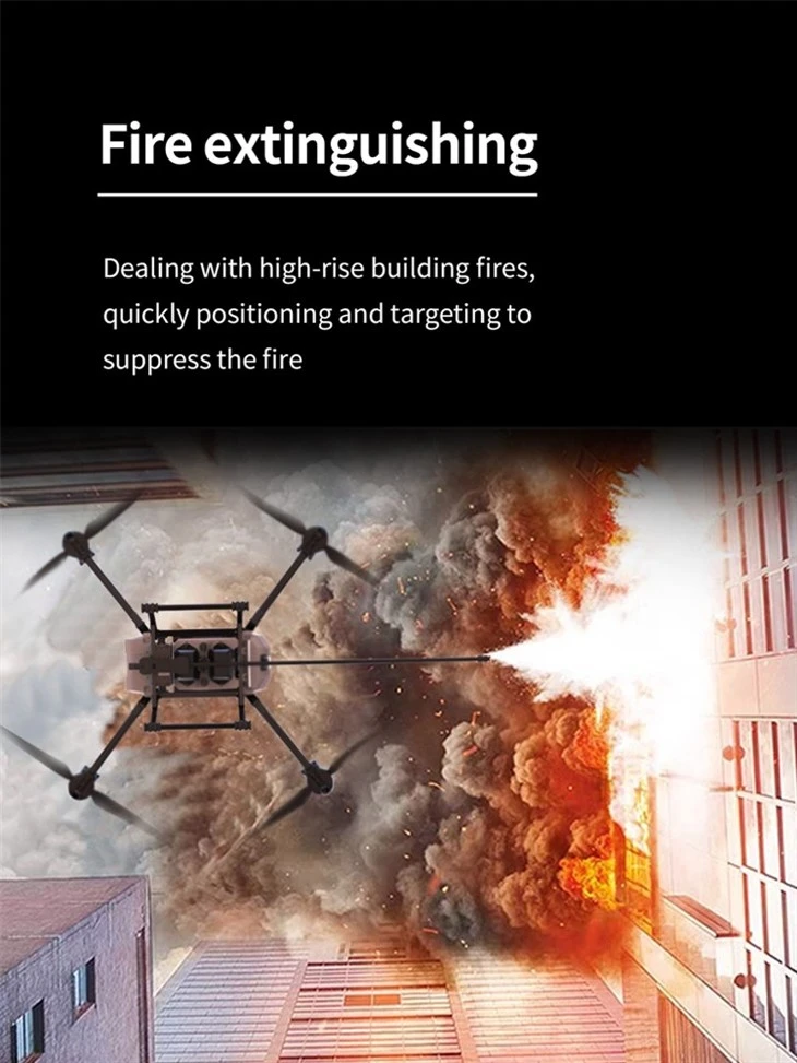 Water Gun Fire Extinguishing Throw Firefighting Drones